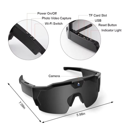 Camera Glasses + Free 32GB SD Card